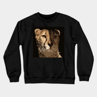 Cheetah Cartoon Crewneck Sweatshirt